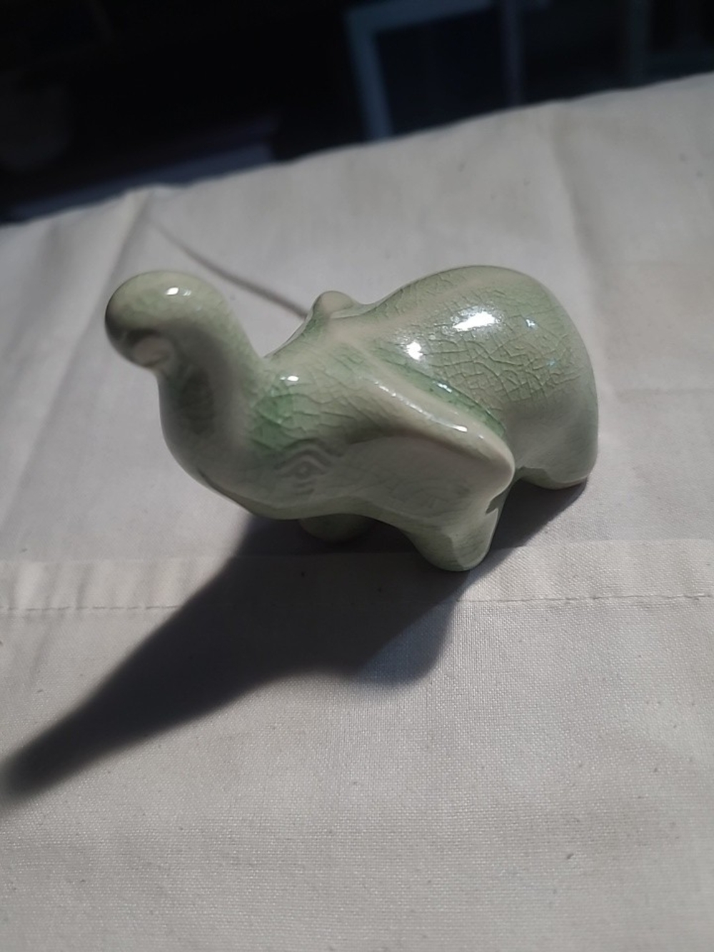 Ceramic Elephant Figurine - Mint Green - Unbranded - Picture 6 of 10